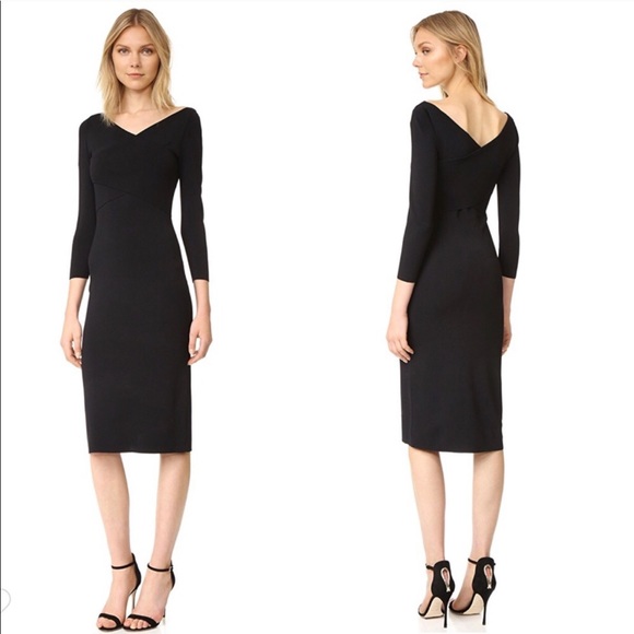 NWT Theory Dress (S) - Daverin Bodycon Black Dress - Picture 1 of 7